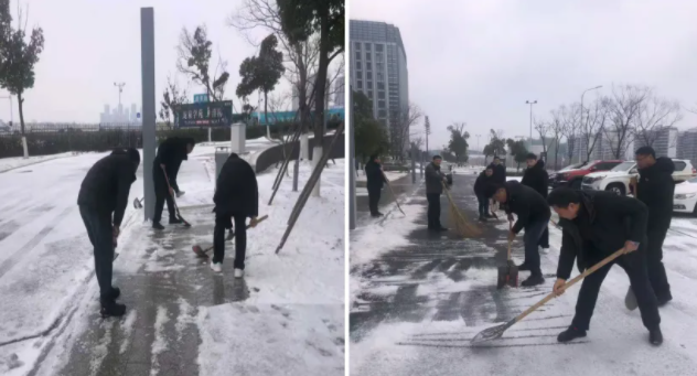 園林院掃雪除冰