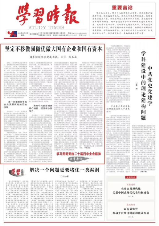 學習時報張玉卓文章